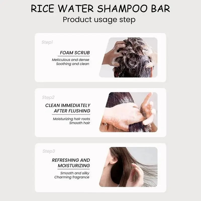 Organic Rice Shampoo Soap