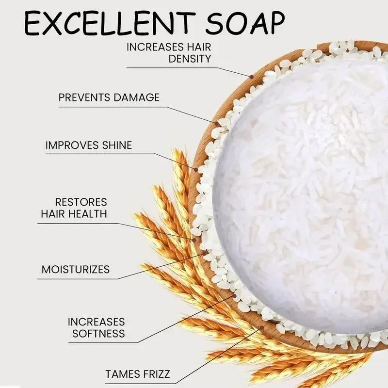 Organic Rice Shampoo Soap