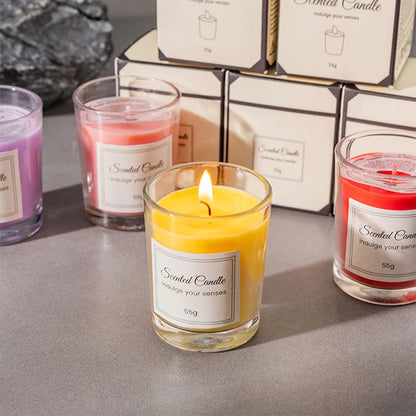 Smokeless Glass Candles for Relaxation