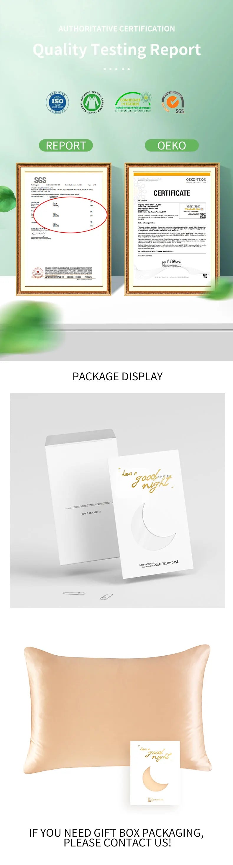 Mulberry Silk Pillowcase