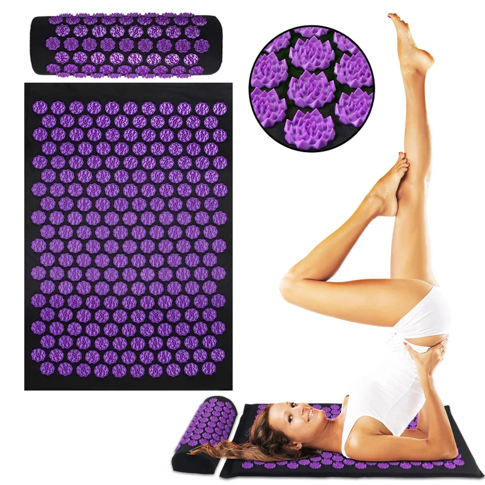 Acupressure Yoga Mat & Pillow