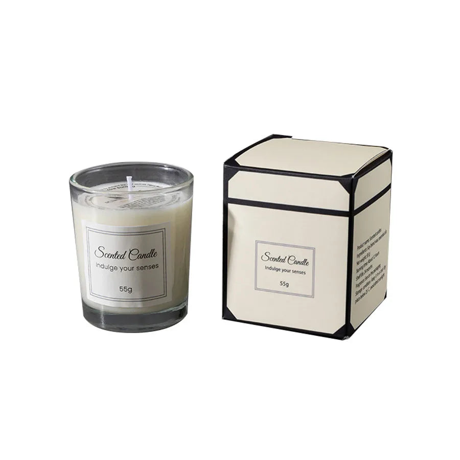 Smokeless Glass Candles for Relaxation