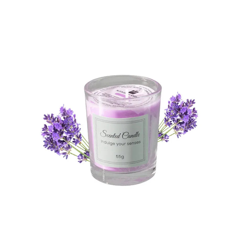 Smokeless Glass Candles for Relaxation
