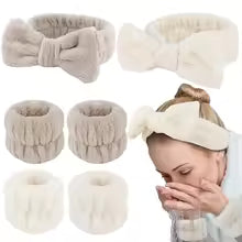 Spa Headband & Wristband Set