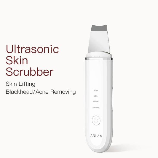 Ultrasonic Skin Scrubber – Deep Cleansing, Blackhead Removal & Face Lifting Device