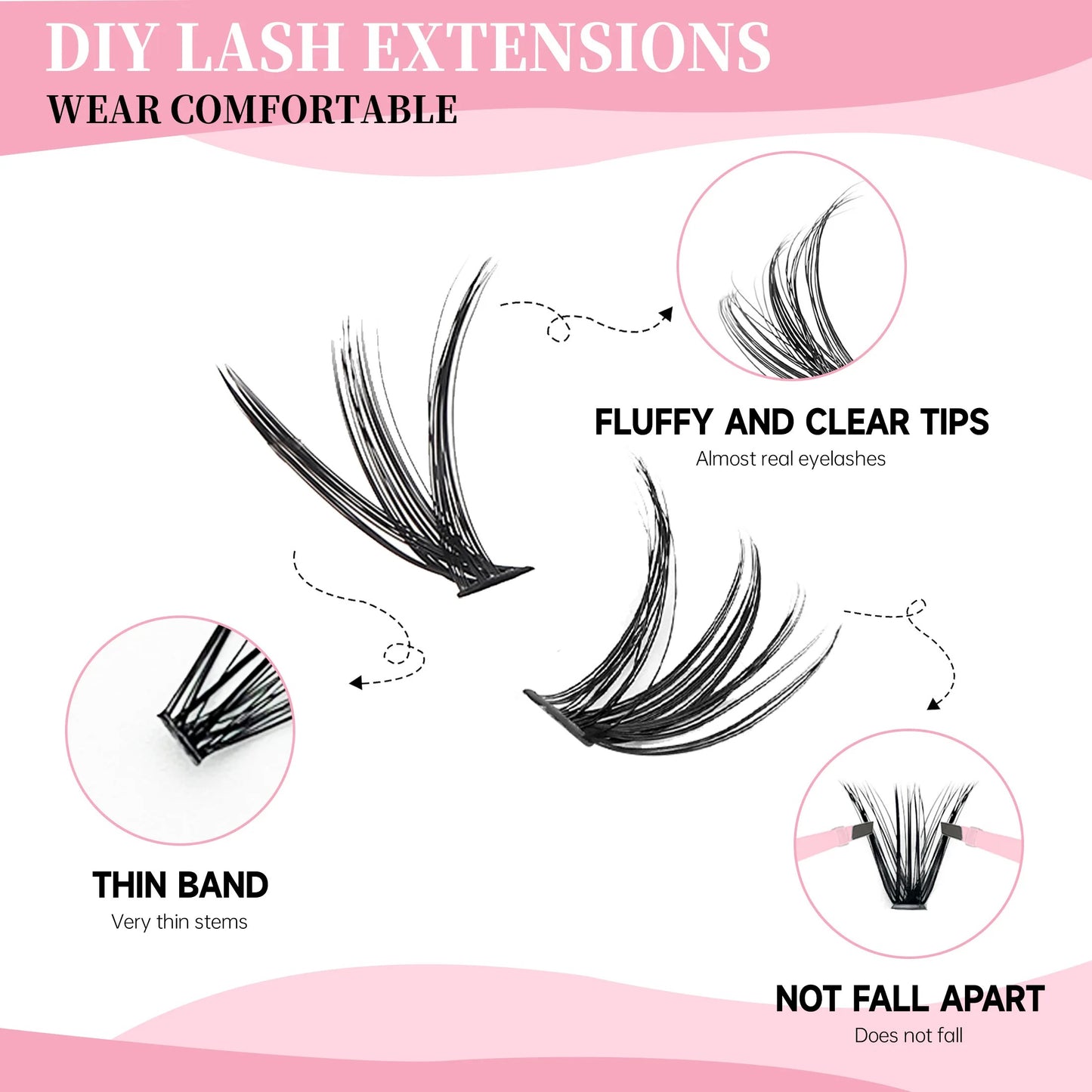 Lash Clusters Extension Kit