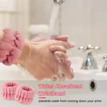 Spa Headband & Wristband Set
