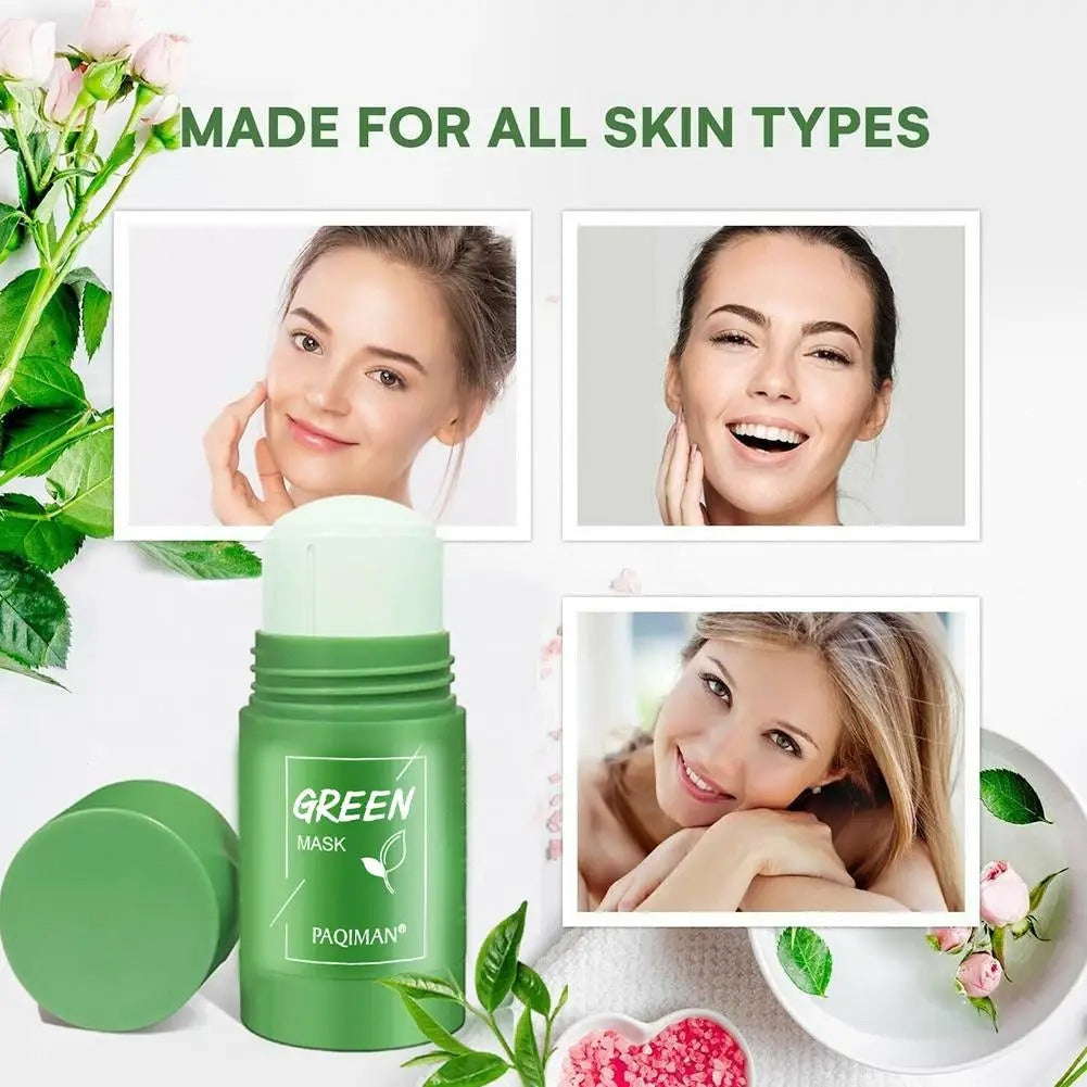 Green Tea Mask Stick – Deep Cleansing, Pore Minimizing & Oil Control Facial Care