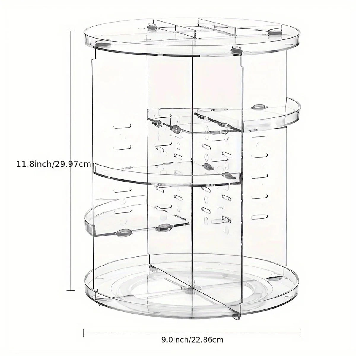 Rotating Makeup Organizer
