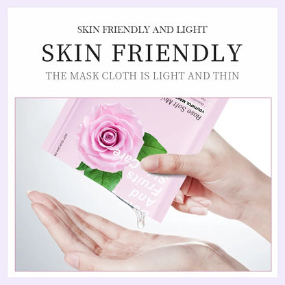 Natural Plant Facial Mask Set – Moisturizing, Firming & Hydrating Skin Care (8pcs)