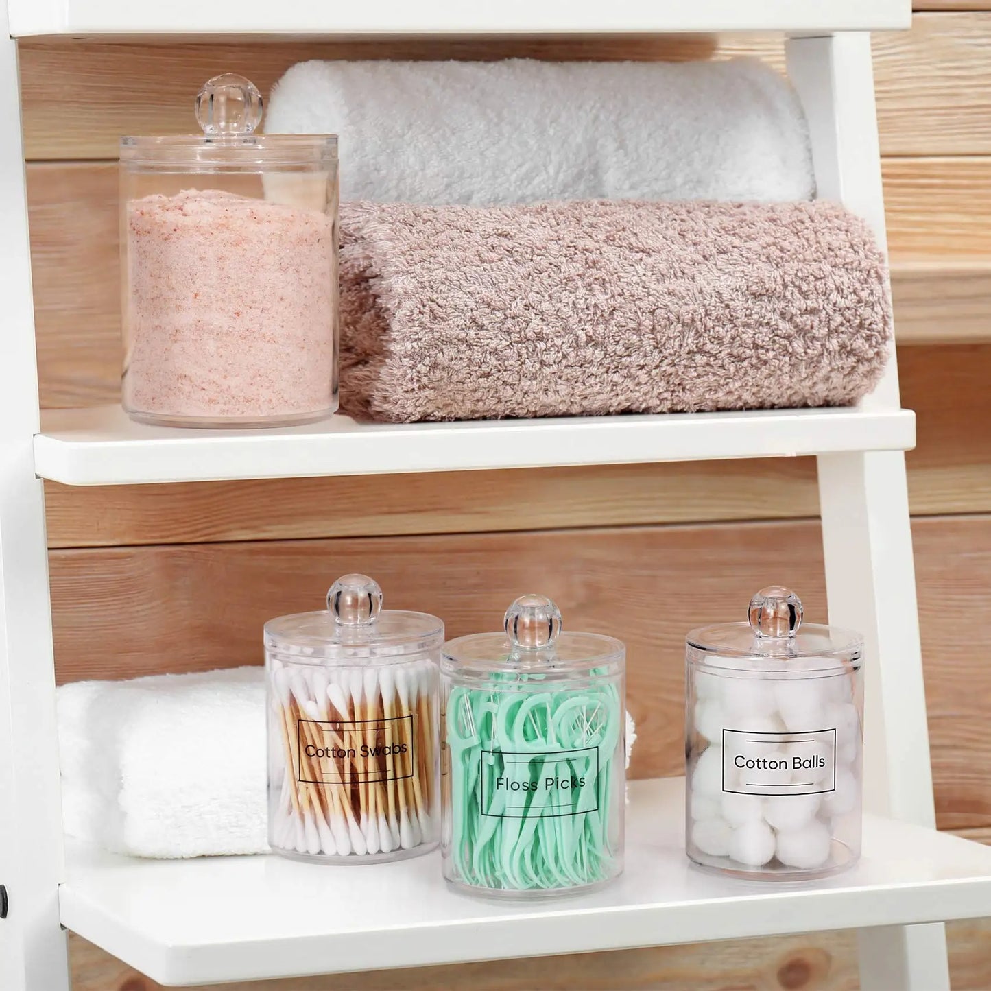 Acrylic Qtip Holder Set