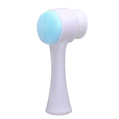 Double-Sided Facial Cleansing Brush