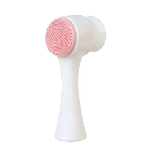 Double-Sided Facial Cleansing Brush